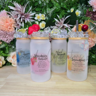 Cocktail Tumbler with Topper