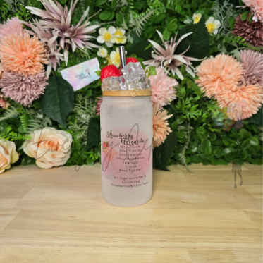 Cocktail Tumbler with Topper