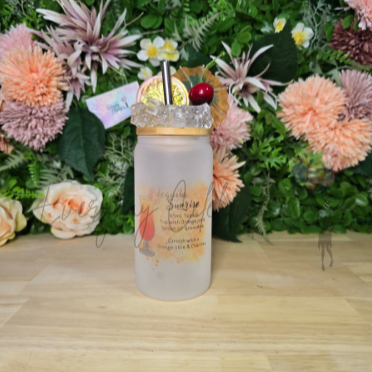 Cocktail Tumbler with Topper
